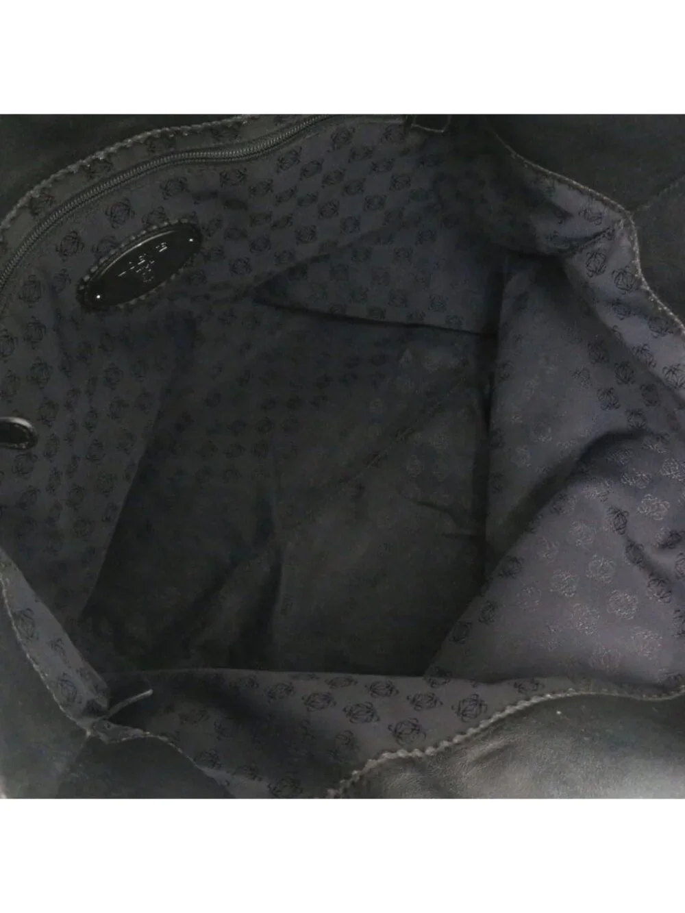 Loewe Nappa Anagram Leather Black Tote Bag